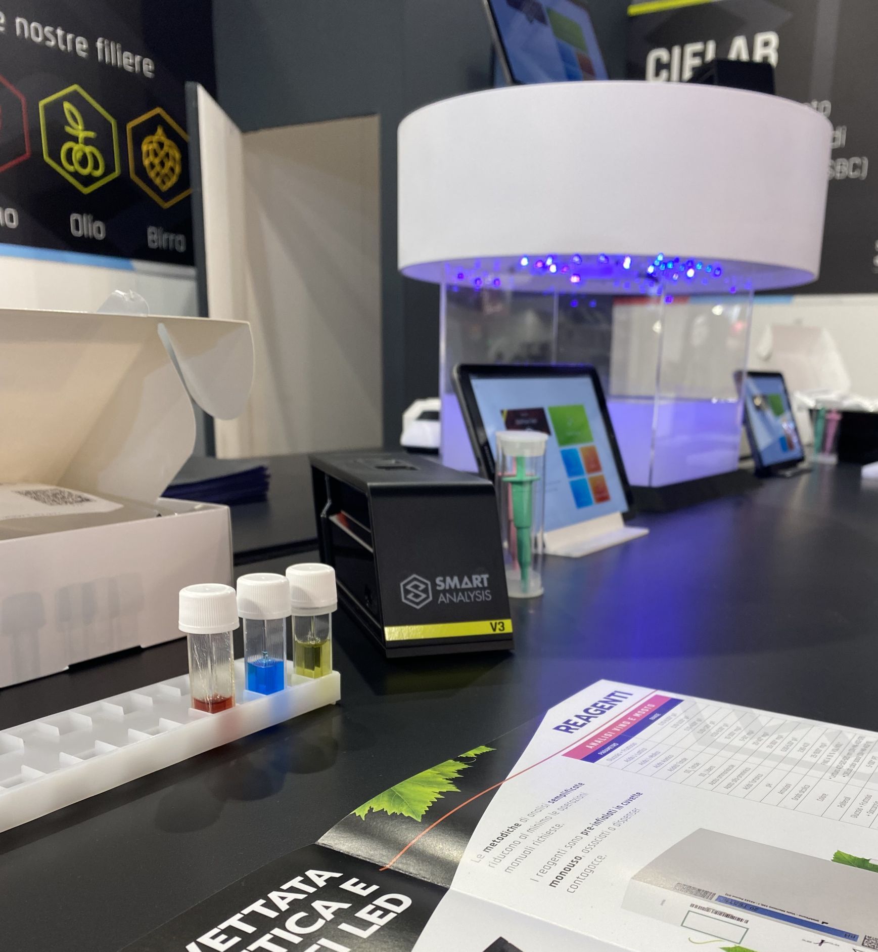 SMART ANALYSIS allo stand. Lo strumento al lavoro